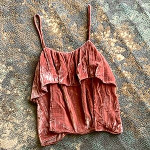 Velvet tank top